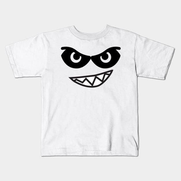 Gritted Teeth Kids T-Shirt by Serene Twilight